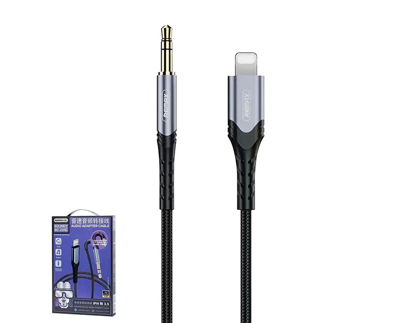 REMAX Audio kabl RC-C015i Lightning (iPhone) na 3.5mm stereo crn